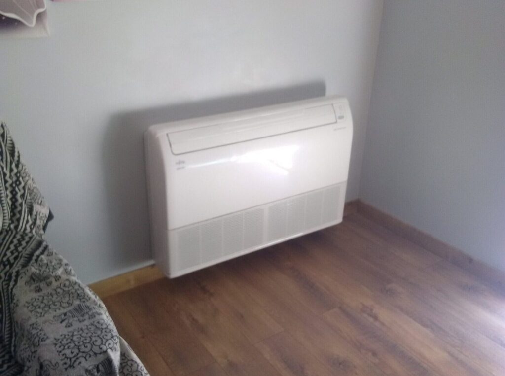 Installation climatisation console